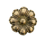 SOLID BRASS CURTAIN HOLDBACK 1163 COL: GOLD (83MM)