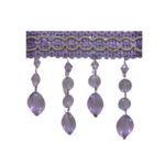 BEAD FRINGES 1478 COL: LILAC (75MM)