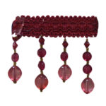 BEAD FRINGES 1478 COL: WINE (75MM)
