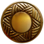 SOLID BRASS CURTAIN HOLDBACK 1536 COL: GOLD (60MM)