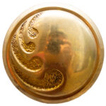 SOLID BRASS CURTAIN HOLDBACK 1540 COL: GOLD (60MM)