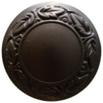 SOLID BRASS CURTAIN HOLDBACK 1616 COL: BLACK (85MM)