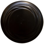 SOLID BRASS CURTAIN HOLDBACK 1619 COL: BLACK (85MM)