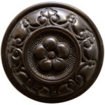 SOLID BRASS CURTAIN HOLDBACK 1620 COL: BLACK (85MM)