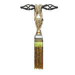 CRYSTAL TASSEL 2012 COL: GREEN (820MM)