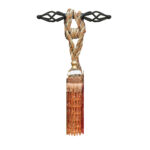 CRYSTAL TASSEL 2012 COL:PEACH GREEN (820MM)