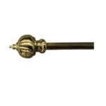 SOLID BRASS ROD FLUTED COL: ANTIQUE (30MM) 3.5M