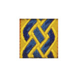 2 1/4 JACQUARD BORDER 432 COL: 6 (55MM)