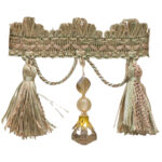 FRINGES WITH CRYSTAL 8638 COL: GREEN (105MM)