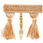 FRINGES WITH CRYSTAL 8750 COL: PEACH (105MM)