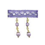 MELIA BEADS FRINGES 88335 COL: LILAC (80MM)