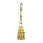 DOUBLE BARREL TASSEL A25 COL: GOLD (590MM)