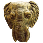 HOLDBACK ELEPHANT COL: ANTIQUE GOLD (145MM)