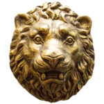 HOLDBACK LION COL: ANTIQUE GOLD (145MM)