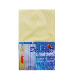 PVC SHOWER CURTAIN COL: CREAM (180CM X 180CM)