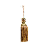 CRYSTAL KEY TASSEL T018 COL: BROWN (290MM)