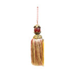 CRYSTAL KEY TASSEL T018 COL: RED (290MM)