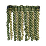 LUREX BULLION FRINGES T190 COL: GREEN (95MM)